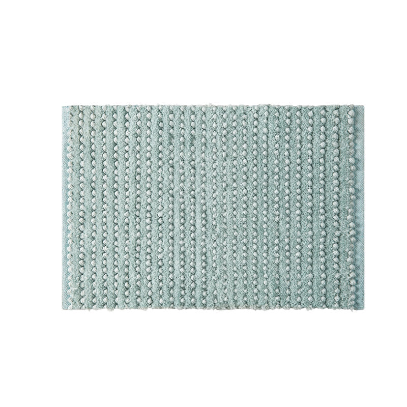 14-Piece Crushed Ombre Shower Curtain Set with Rug & Hooks