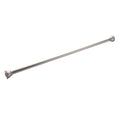 Satin Nickel Straight Tension Shower Curtain Rod - 72" Adjustable