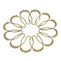 Kingston Brass Edenscape Solid Brass Roller Ball Shower Curtain Rings