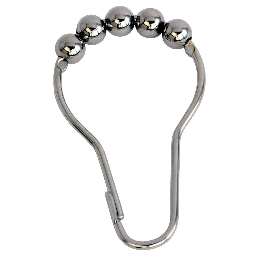 Kingston Brass Edenscape Roller Ball Shower Curtain Rings - Brass Set