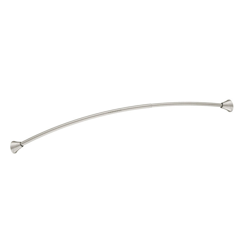 Moen 5-Foot Curved Shower Rod - Brushed Nickel Tension Rod