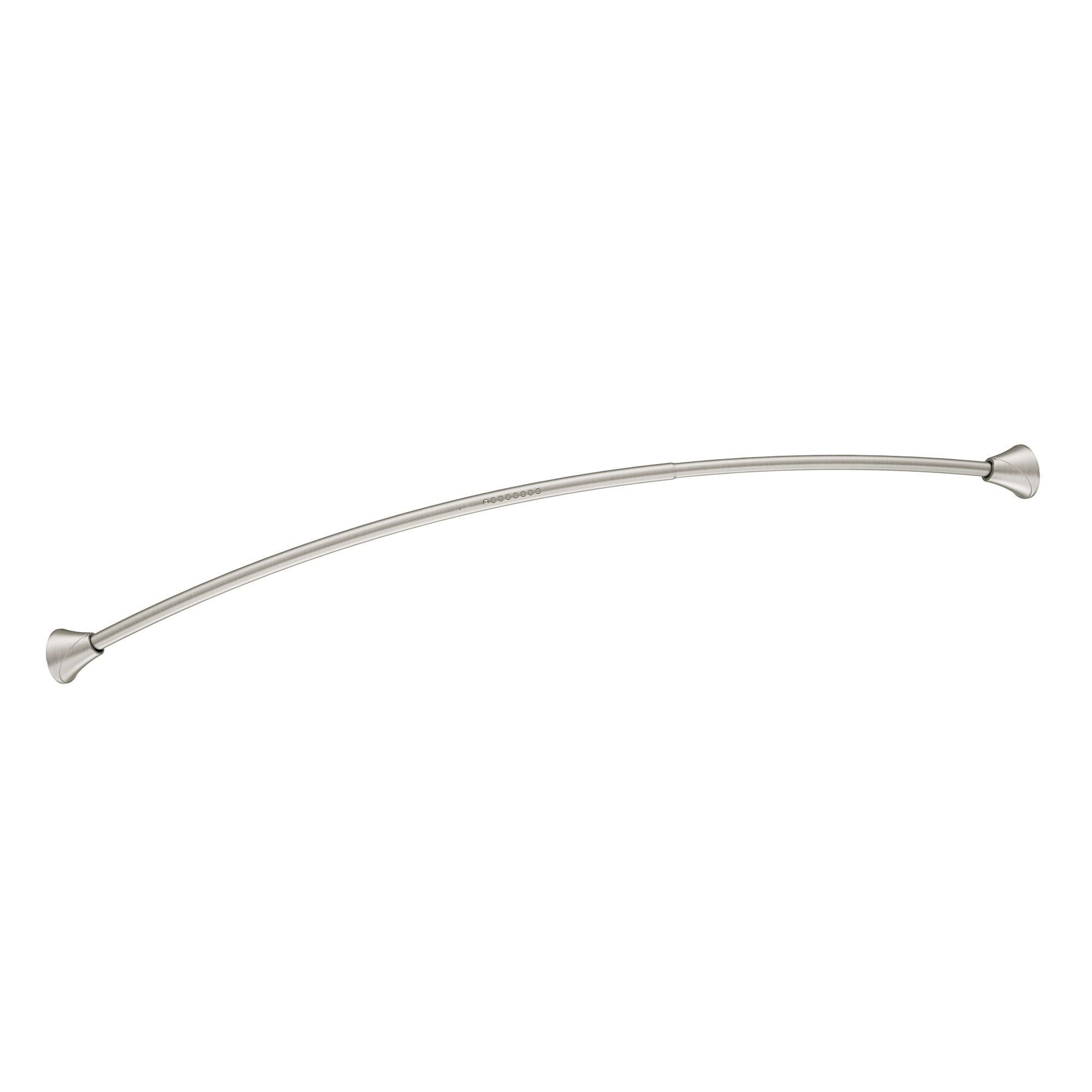 Moen 5-Foot Curved Shower Rod - Brushed Nickel Tension Rod