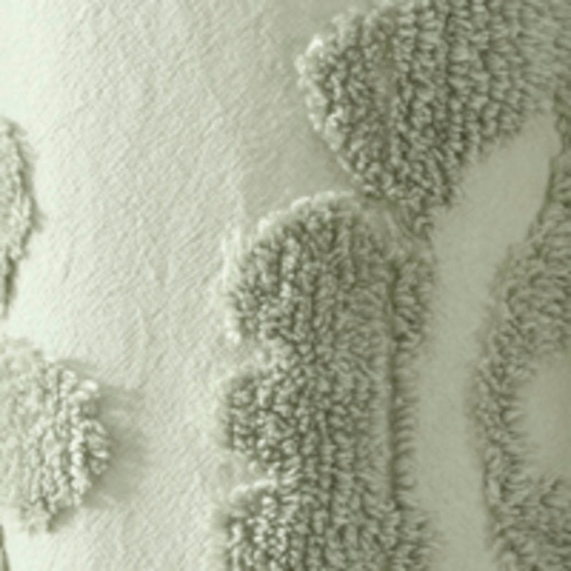 Peri Home Chenille Laurel Cotton Shower Curtain - 72x72 Bathroom Decor