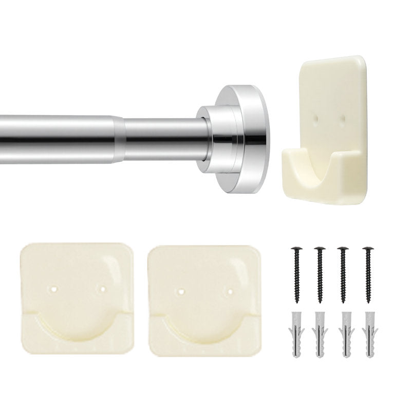 Adjustable Tension Shower Curtain Rod Stainless Steel for Bathroom