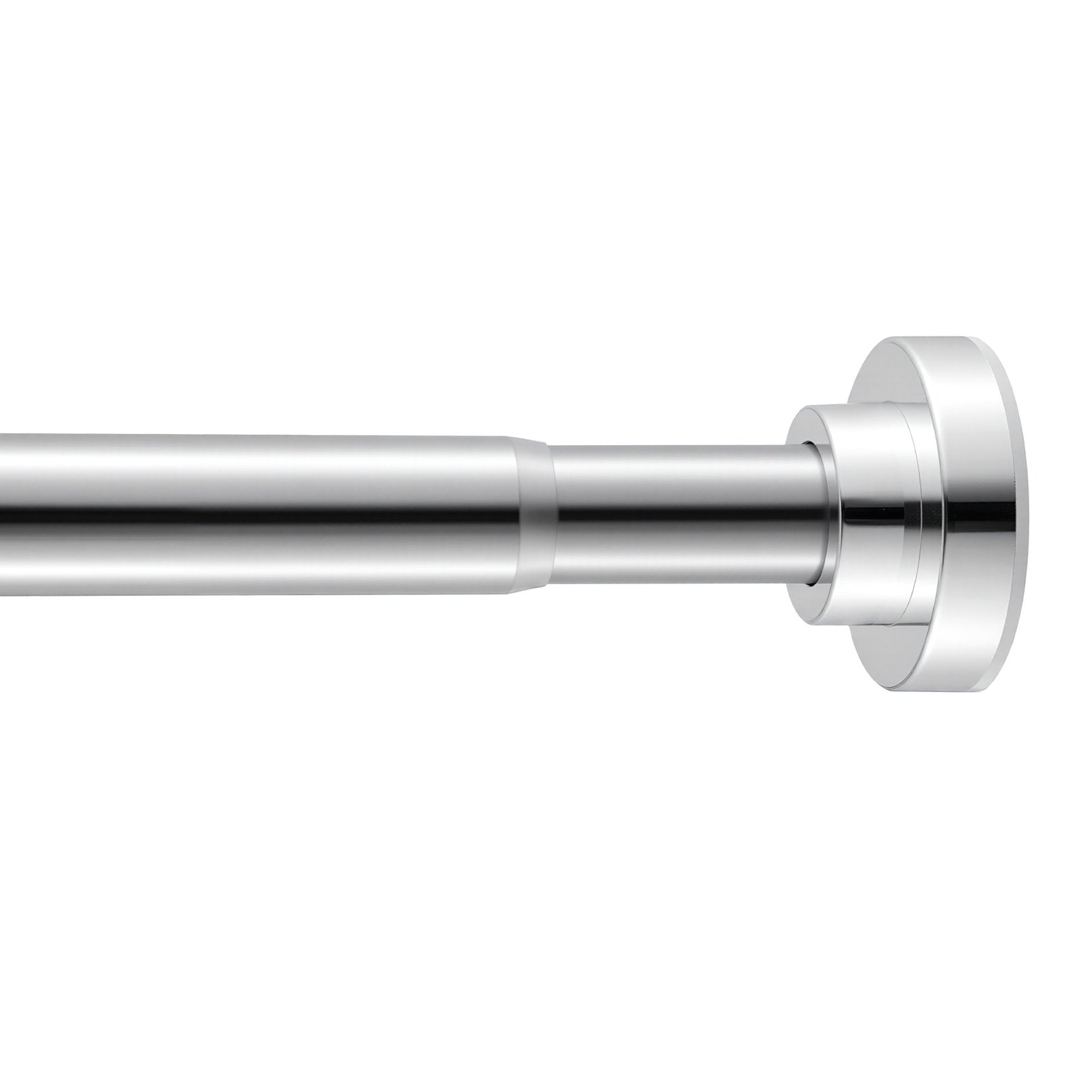 Adjustable Tension Shower Curtain Rod Stainless Steel for Bathroom