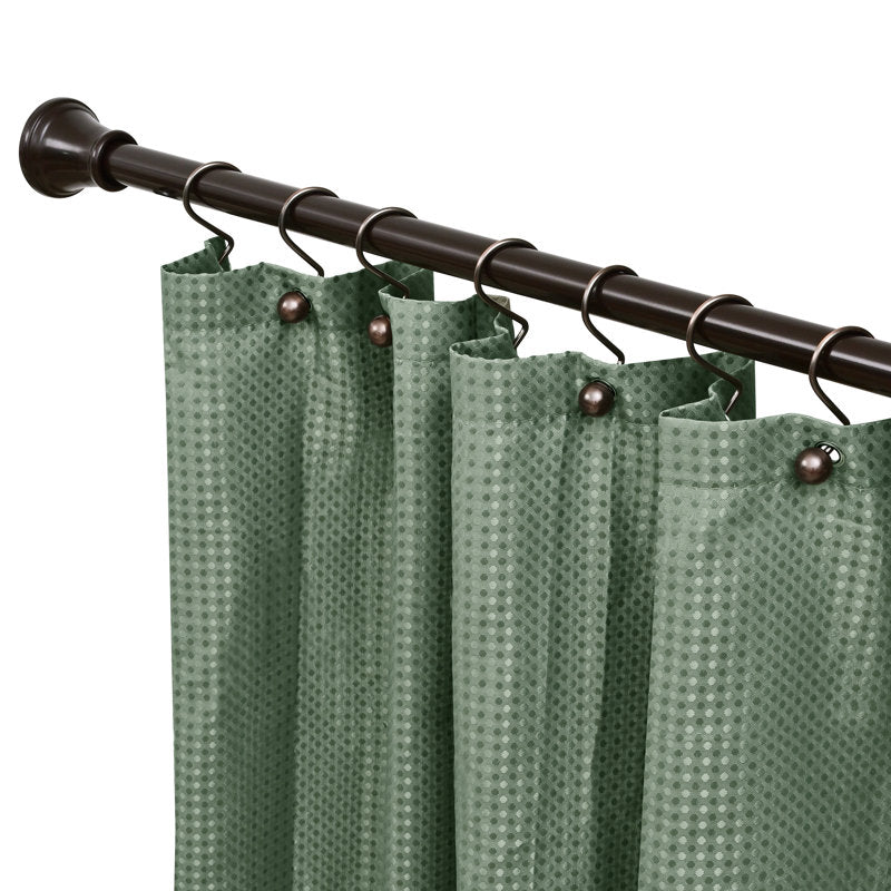 Adjustable Aluminum Shower Curtain Tension Rod - 72 Inch