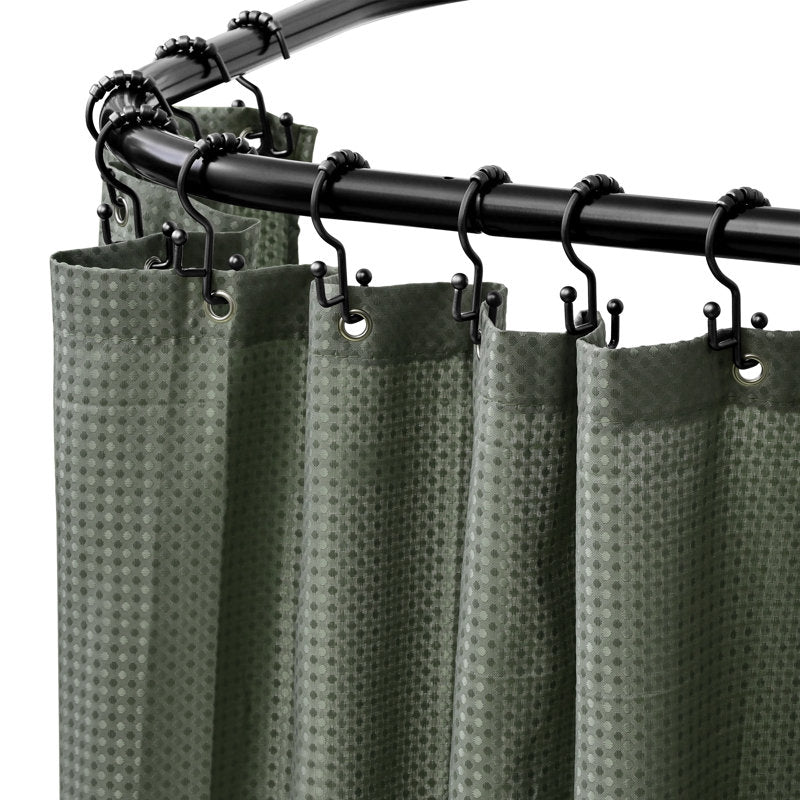 Rustproof Aluminum D-Shape Shower Rod for Freestanding Tubs