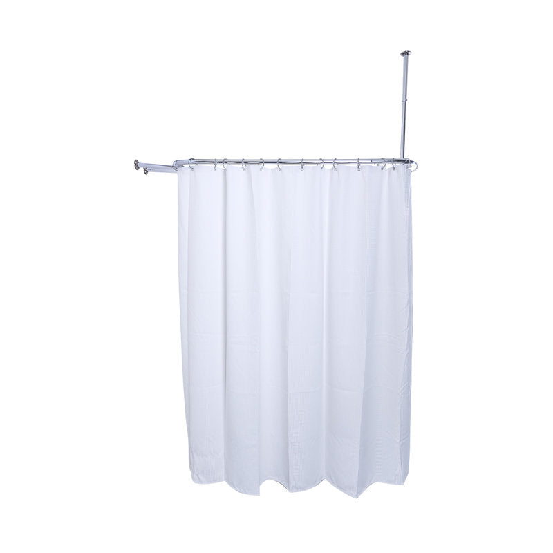 Rustproof Aluminum Hoop Shower Rod for Clawfoot Tubs - 45.7" x 22"