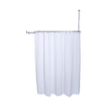 Rustproof Aluminum Hoop Shower Rod for Clawfoot Tubs - 45.7" x 22"