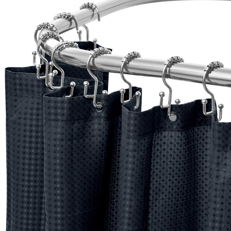 L-Shaped Corner Shower Curtain Rod | Rustproof Aluminum Wall Mount