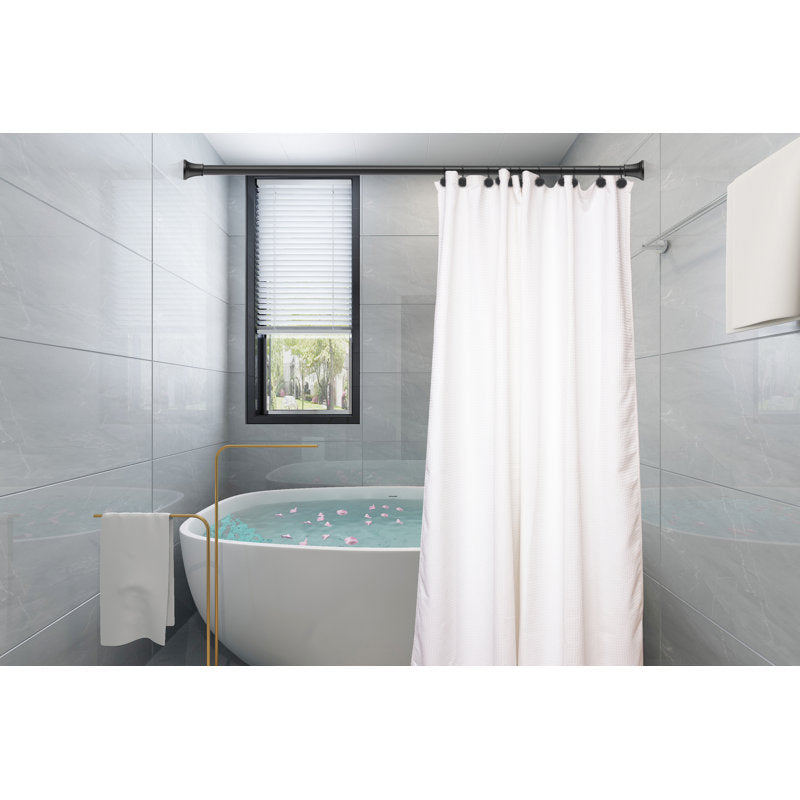 Octagon Shower Curtain Hooks - Rustproof Zinc Alloy Bathroom Set
