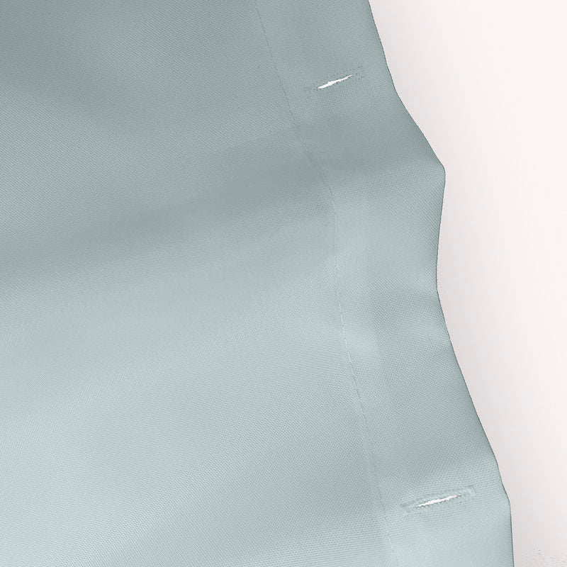Aqua Floral Shower Curtain - Decorative Fabric Bathroom Accessory