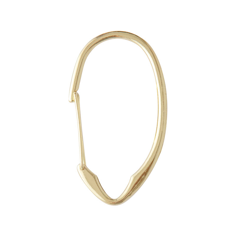 Gold Zinc Alloy Shower Curtain Hooks - Set of 12 Bathroom Rings