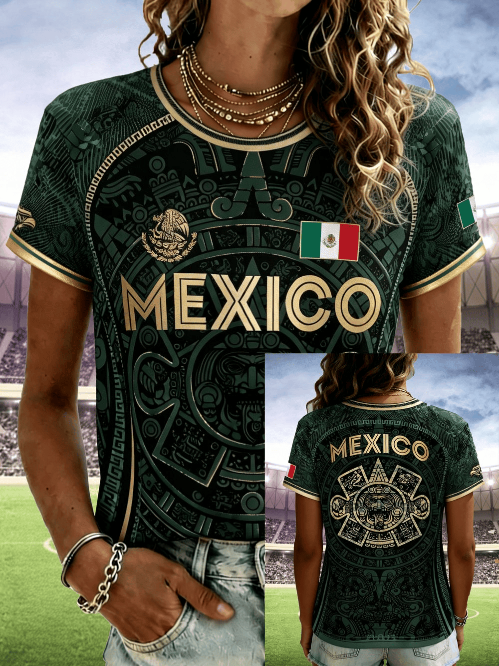Mexico Soccer World Cup 2026 T-Shirt FIFA Mexico Football Shirt Soccer Fan Gift