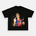 Martin Odegaard T-Shirt Middle Finger Shirt Norway World Cup 2026 Merch Meme Funny Gag Gifts