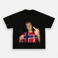 Alexander Sorloth Middle Finger Funny Meme T-Shirt Norway National Team Merch Humorous Gifts