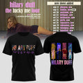 Hilary Duff Merch 2026 The Lucky Me Tour Black Shirt Best Gift For Music Lover
