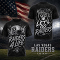 LV Raiders For Life T-Shirt 2026 Raiders Merch Football Fan Apparel Gift For Brothers