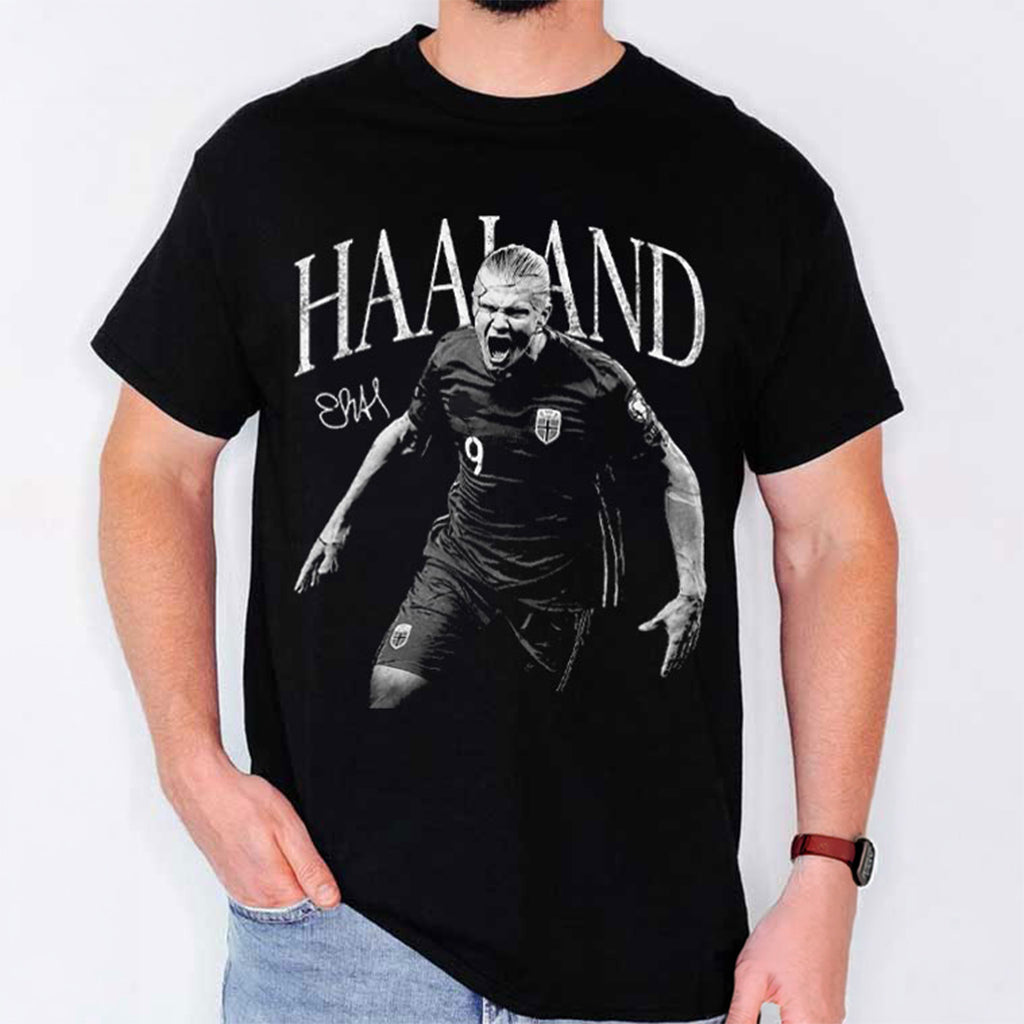 Erling Haaland Norway Football Shirt Funny Meme T-Shirt #9 Erling Haaland Merch Gift For Fan