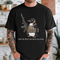 Tactical Penguin Flight Was Never An Option Shirt Funny Military Animal T-Shirt Him Gifts