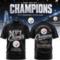 Pittsburgh Steelers 2026 2027 Champions T-Shirt Football Fan Gear Pittsburgh Steelers Merch