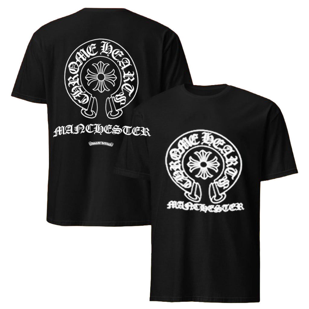 Chrome Hearts Merch Manchester Horseshoe T-Shirt Present For Husband