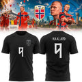 Braut Haaland Black Shirt #9 Norway National Team Pre-Match Shirt Norway World Cup 2026 Merch