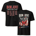 Bon Jovi Red White And Jersey NYC T-Shirt Bon Jovi Merch Gift Ideas For Rock Lovers