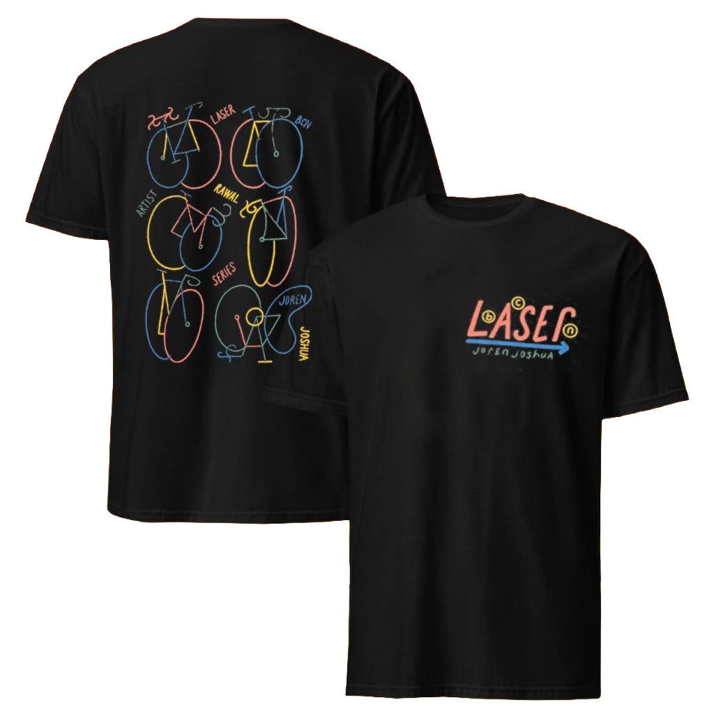 Laser By Joren Joshua Cycling Culture Faded T-Shirt Laser Barcelona Merch Him Gifts