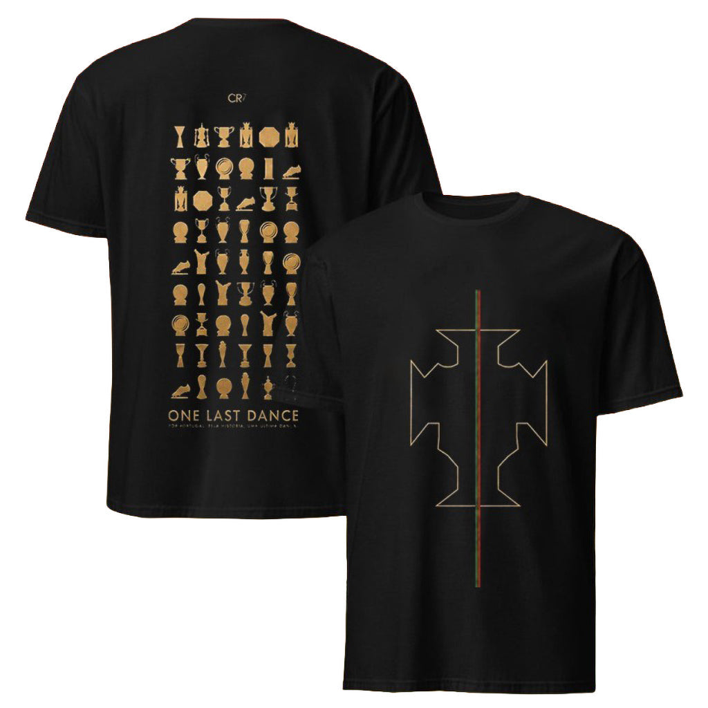 Cristiano Ronaldo One Last Dance Portugal CR7 Career Trophy T-Shirt Cristiano Ronaldo Fan Gear