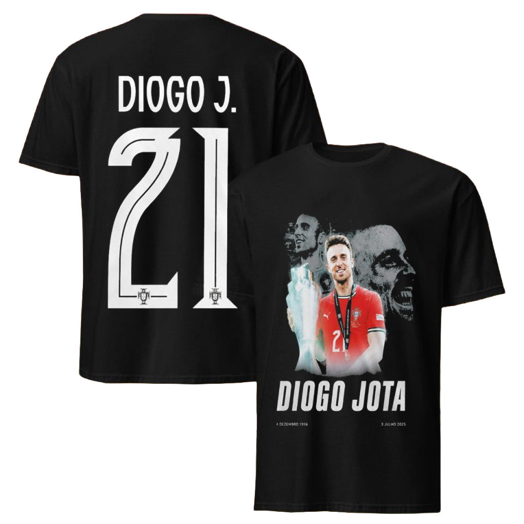 Diogo Jota Portugal #21 Tribute T-Shirt Fan Apparel Gifts For Brother