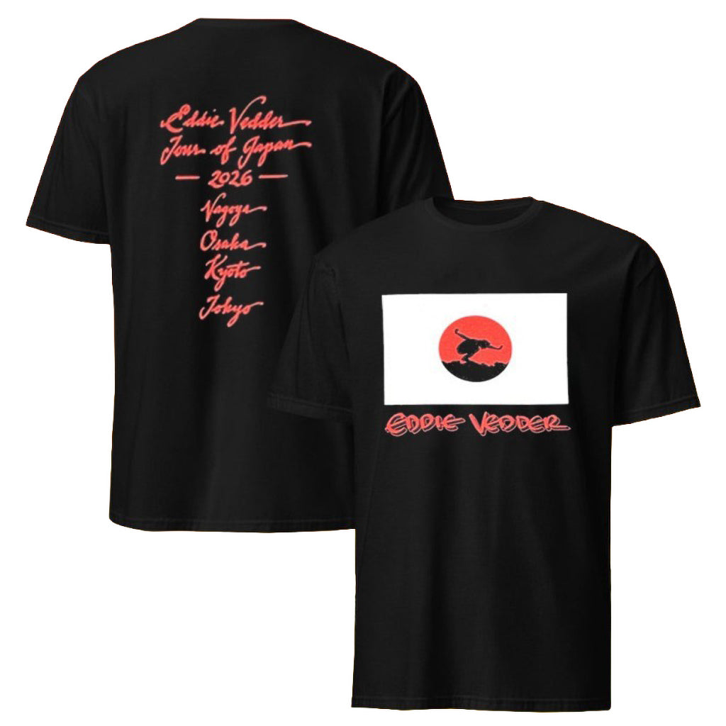 Eddie Vedder Flag T-Shirt Eddie Vedder Merch Presents For Music Lovers