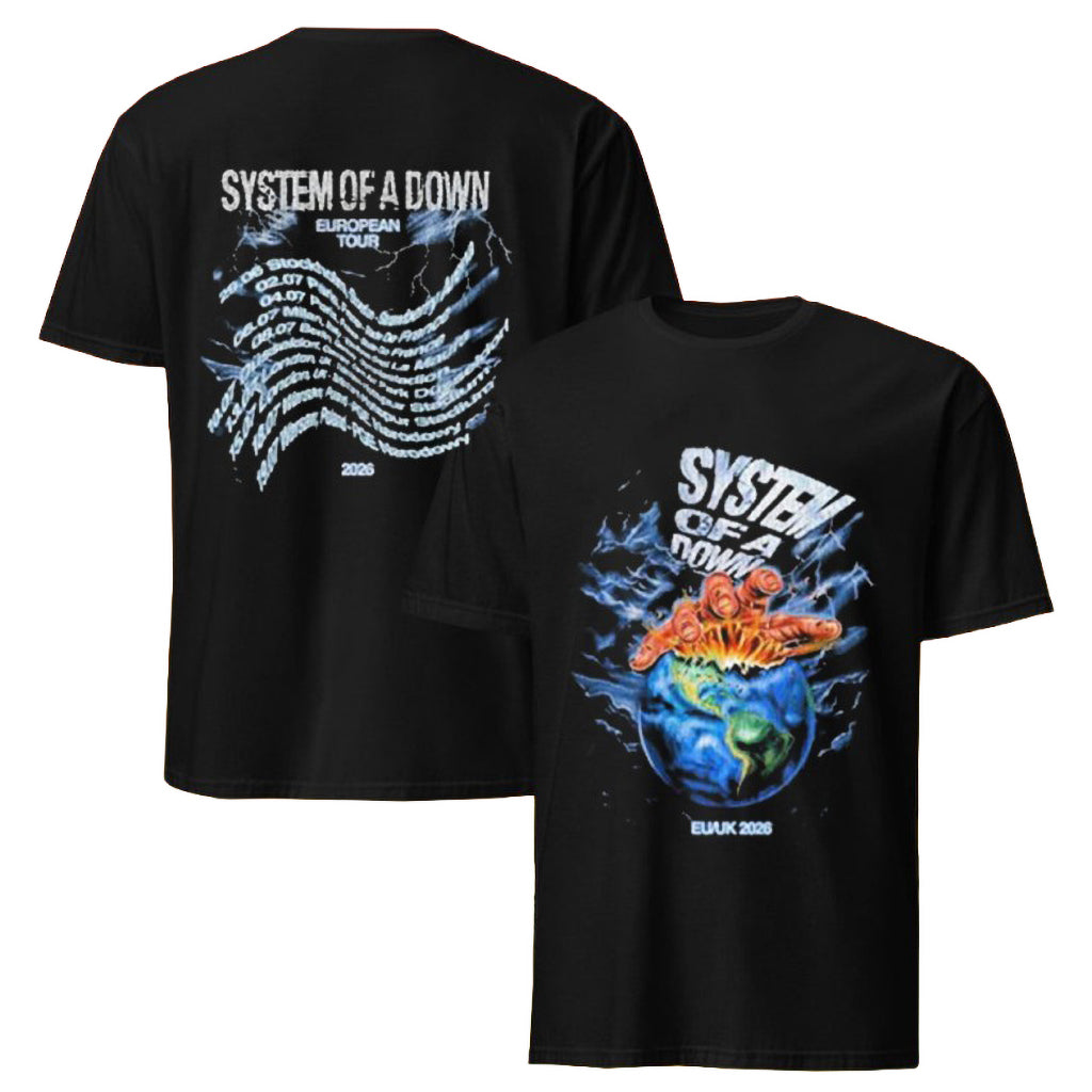 System Of A Down Soad EU And UK Tour 2026 World Shattered Tour Dates Shirt System Of A Down Merch