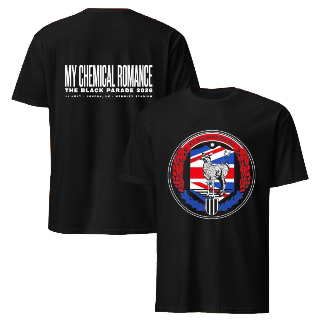 My Chemical Romance Merch Long Live The Black Parade Tour July 11 2026 London UK T-Shirt