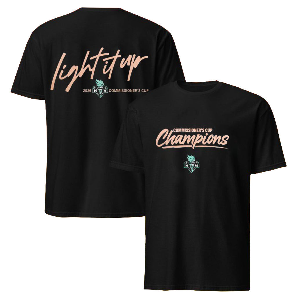 NY Liberty 2026 Commissioner_s Cup Champions T-Shirt New York Liberty Merch Fan Gifts