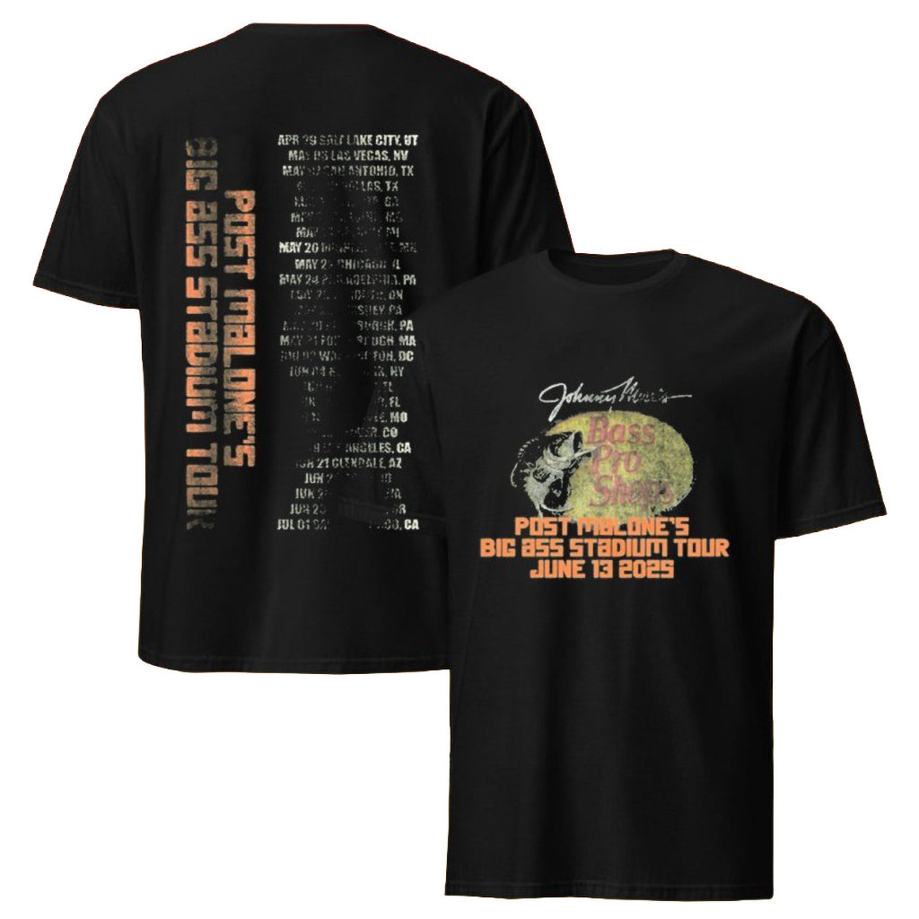 Post Malone X Bass Pro Shops Event T-Shirt Post Malone Merch Gifts For Music Fans