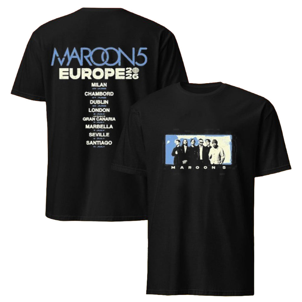 Maroon 5 Love Is Like Europe 2026 Tour T-Shirt Maroon 5 Merch Gifts For Music Fans