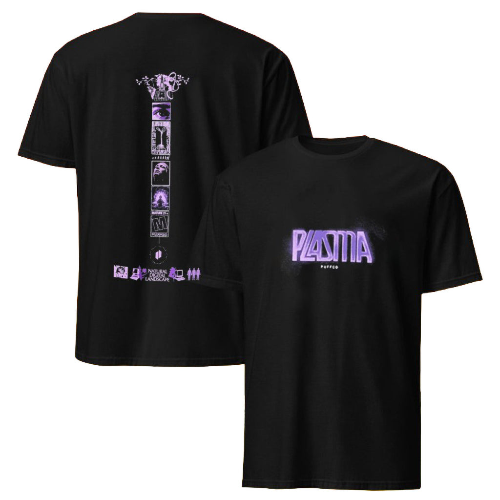 Puffco Plasma Natural Digital Landscape T-Shirt Puffco Merch Gifts For Dudes