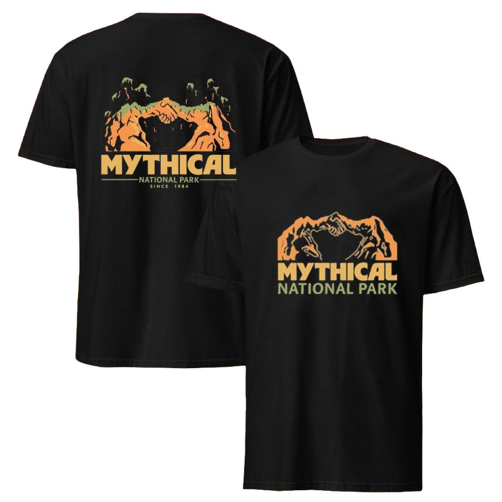 Mythical National Park Handshake Since 1984 T-Shirt Birthday Gift For Dad
