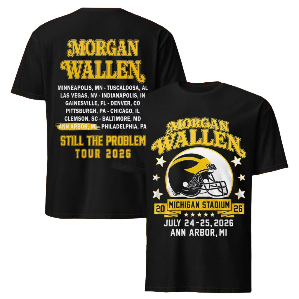 Morgan Wallen Wolverines Still The Problem Tour 2026 T-Shirt Morgan Wallen Merch Dad Gifts