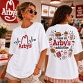 Heartbeat Lover I Have An Arby_s Addiction T-Shirt Humor Tees Gifts For Sisters In Law