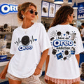 Heartbeat Lover I Have An Oreo Addiction T-Shirt Birthday Presents For Sisters