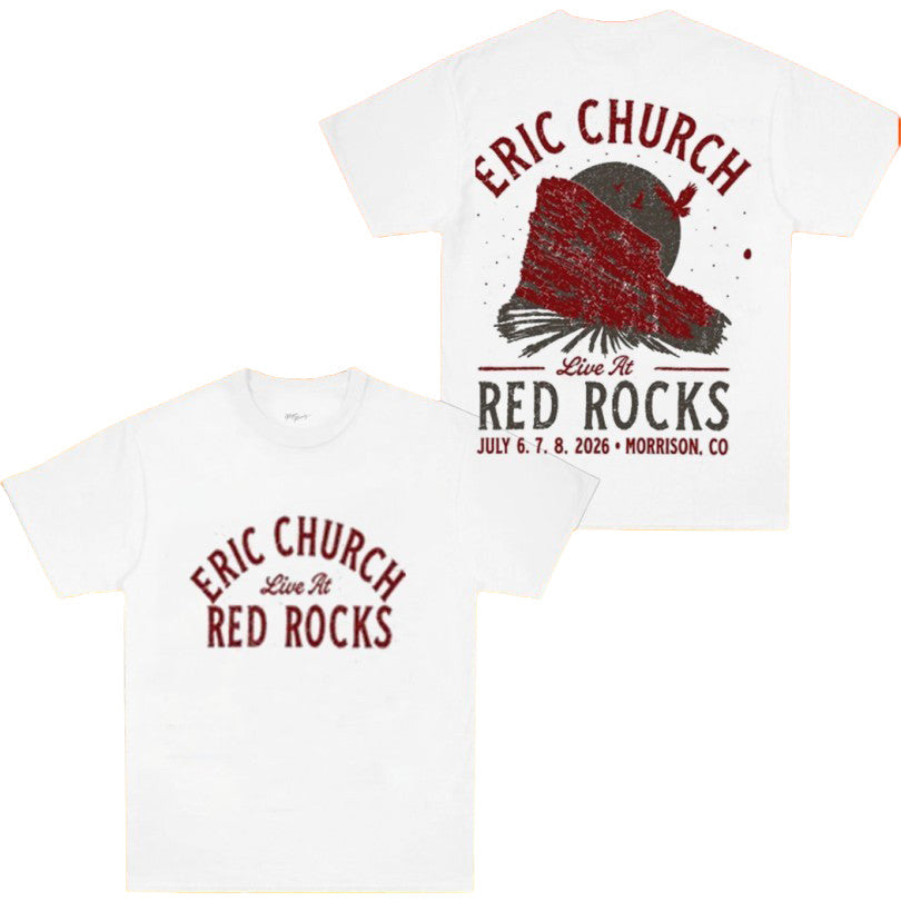Eric Church Live At Red Rocks 2026 Church Choir T-Shirt Erin Lecount Merch Gifts For Music Lovers