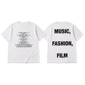 Charli XCX Music Fashion Film Tracklist T-Shirt 2026 Charli XCX Merch Gift For Music Fans