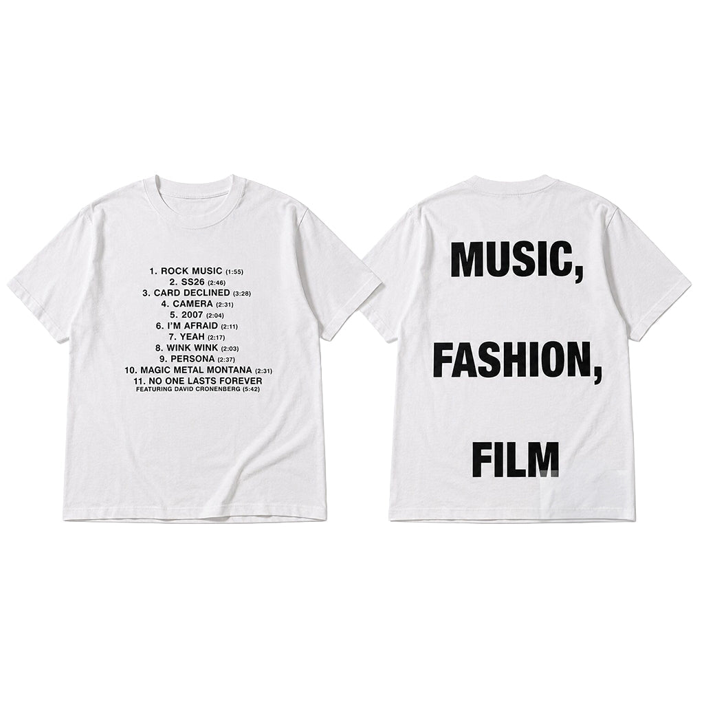 Charli XCX Music Fashion Film Tracklist T-Shirt 2026 Charli XCX Merch Gift For Music Fans