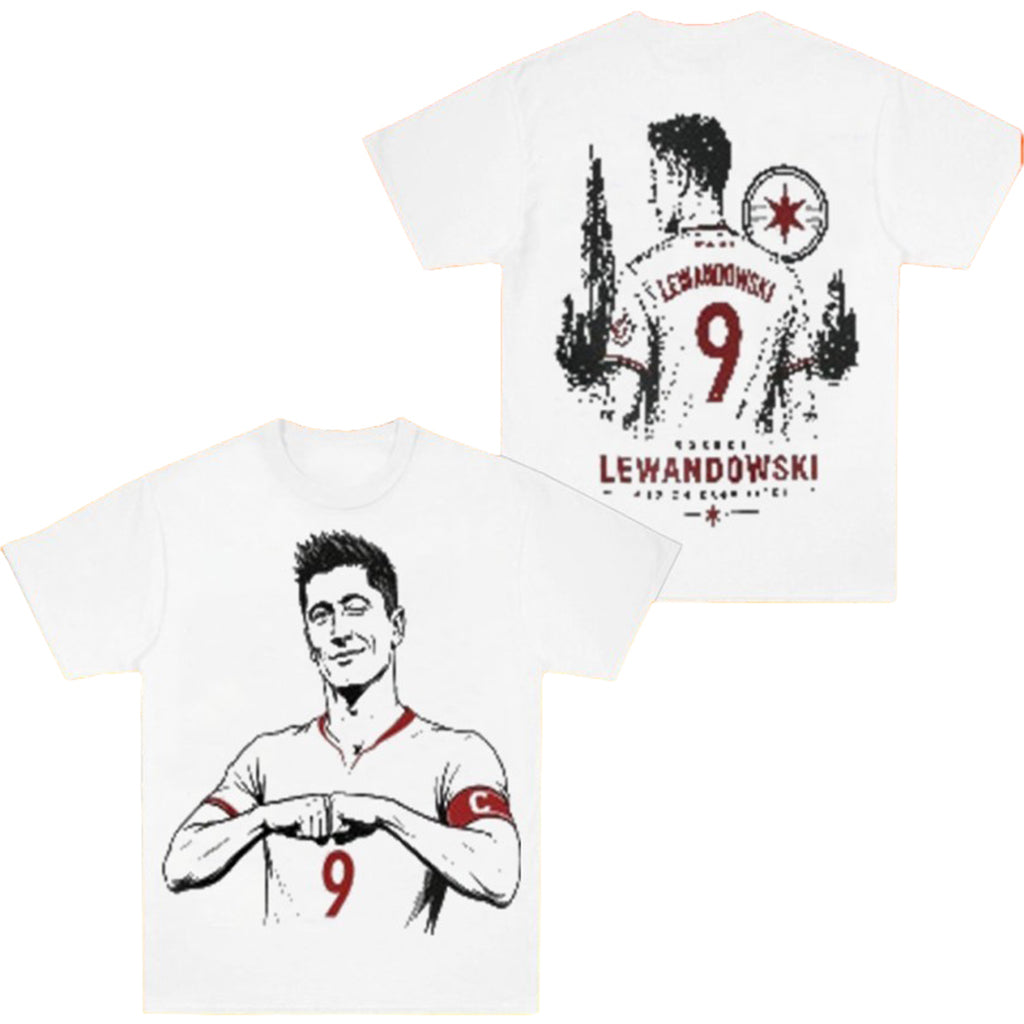Robert Lewandowski To Chicago Fire T-Shirt Robert Lewandowski Merch Gifts For Football Fan