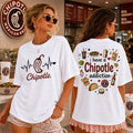 Heartbeat Lover I Have A Chipotle Addiction T-Shirt Birthday Ideas For Girlfriend