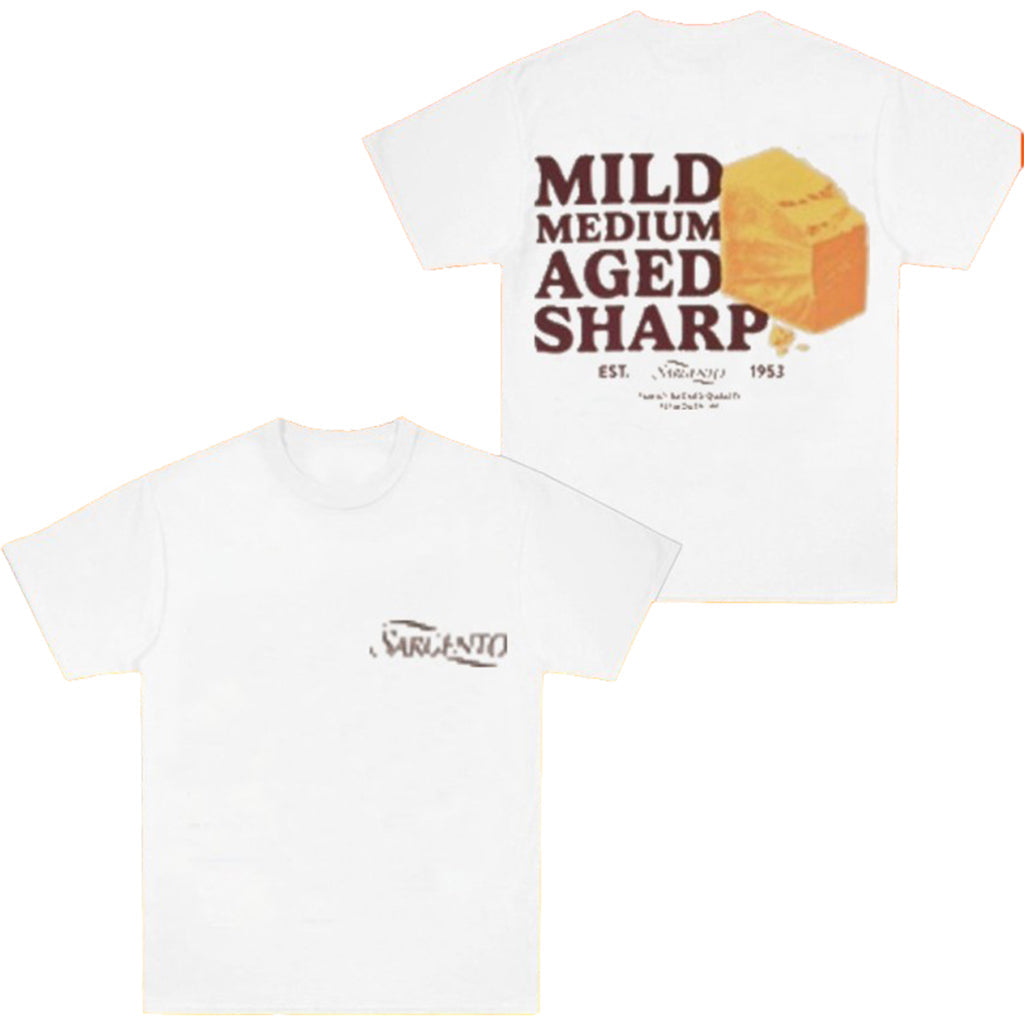 Sargento Mild Medium Aged Sharp The Cheddar Lineup T-Shirt Sargento Merch Gifts For Him
