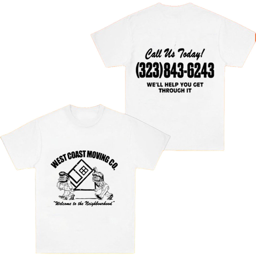 Welcome To The Neighbourhood West Coast Moving Co Music T-Shirt The Neighbourhood Merch