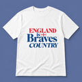 England Is Braves Country T-Shirt England Braves Merch Gift For Sport Fans